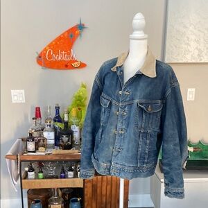 Lee Storm Rider 1970s Blue Denim Jacket